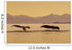 Couple Humpback Whales Lift Wall Decal