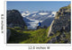 Mendenhall Glacier and the surrounding mountains provide a view Wall Mural