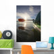 Evening sea kayaking Wall Mural