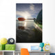 Evening sea kayaking Wall Mural