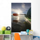 Evening sea kayaking Wall Mural