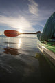 Evening sea kayaking Wall Mural
