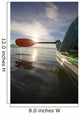 Evening sea kayaking Wall Mural