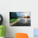 Evening sea kayaking Wall Mural