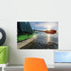 Evening sea kayaking Wall Mural