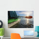 Evening sea kayaking Wall Mural