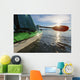 Evening sea kayaking Wall Mural