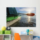 Evening sea kayaking Wall Mural