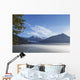 Three Kayakers Paddle Shoreline Wall Decal
