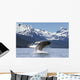 A humpback whale leaps Wall Mural