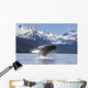 A humpback whale leaps Wall Mural