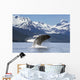 A humpback whale leaps Wall Mural