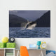A Humpback Whale leaps Wall Mural