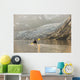 Sea kayakers paddling in evening light at Shoup Bay State Marine Park Wall Mural