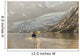 Sea kayakers paddling in evening light at Shoup Bay State Marine Park Wall Mural