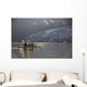 Sea kayakers paddling in evening light at Shoup Bay State Marine Park Wall Mural