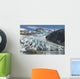 Scenic view of Shoup Glacier and Chugach Mountains Wall Mural