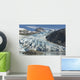 Scenic view of Shoup Glacier and Chugach Mountains Wall Mural