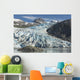 Scenic view of Shoup Glacier and Chugach Mountains Wall Mural
