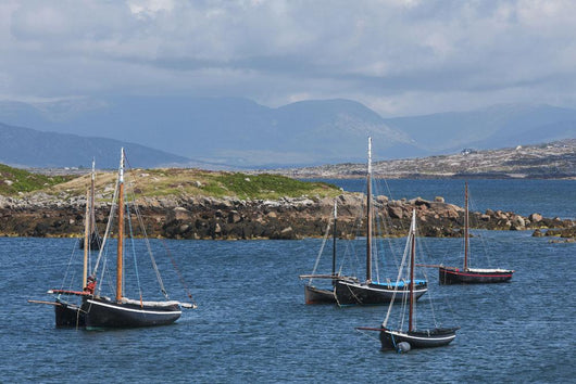 Historic sailing boats Wall Mural