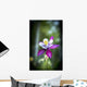 Columbine blooms in a garden Wall Mural