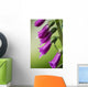 Raindrops cling to Foxglove petals Wall Mural