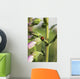 A Ladybug Beetle rests on Foxglove Wall Mural