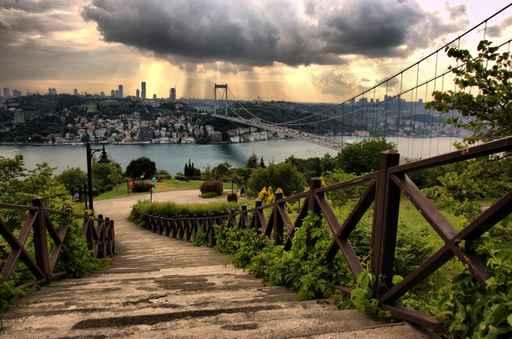 Bosporus before Raining Wall Decal