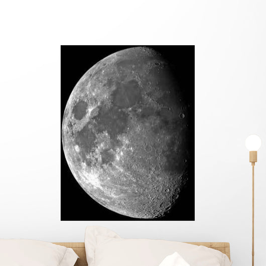 Moon Waxing Gibbous Wall Decal