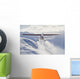 View of a Super Cub air taxi at Tanaina Glacier Wall Mural