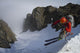 Backcountry skier on West Twin Peak near Eklutna Wall Mural