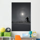 Man snowshoeing Wall Mural