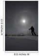 Man snowshoeing Wall Mural