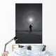 Man snowshoeing Wall Mural