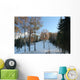 Skiing Trace Wall Mural