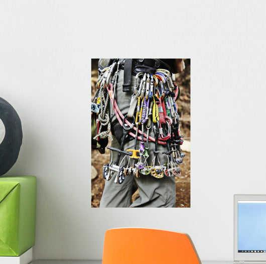 Rock climbing equipment in the Adirondacks Wall Mural