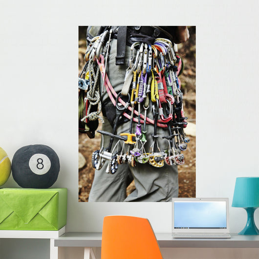 Rock climbing equipment in the Adirondacks Wall Mural