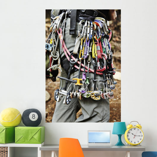 Rock climbing equipment in the Adirondacks Wall Mural