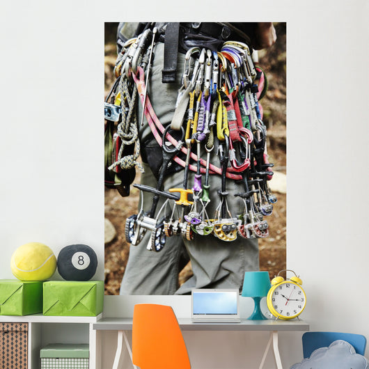 Rock climbing equipment in the Adirondacks Wall Mural