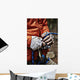 Man adjusting rock climbing equipment in the Adirondacks Wall Mural