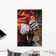 Man adjusting rock climbing equipment in the Adirondacks Wall Mural