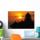 Tanah Lot Temple at sunset, Bali, Indonesia Wall Mural