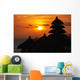 Tanah Lot Temple at sunset, Bali, Indonesia Wall Mural