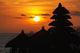Tanah Lot Temple at sunset, Bali, Indonesia Wall Mural