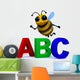3D ABC Bee Wall Decal