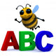 3D ABC Bee Wall Decal