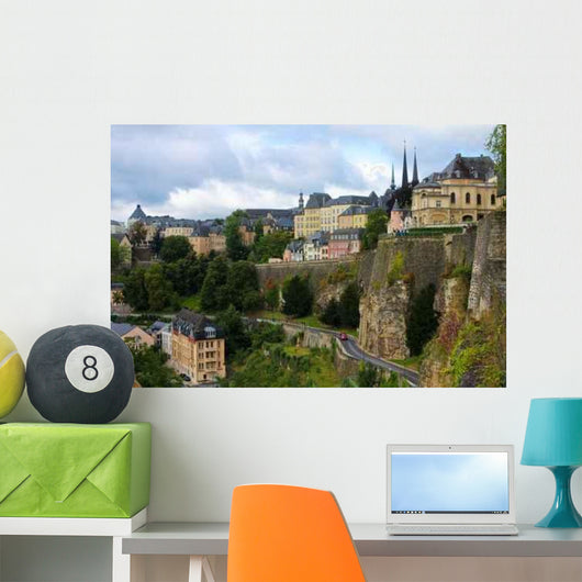Luxembourg City Wall Decal