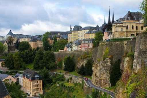 Luxembourg City Wall Decal