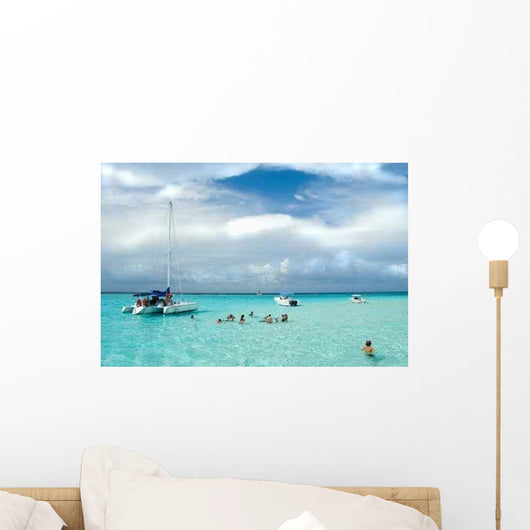 Snorkel Stingray City Wall Decal