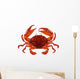 Red crab Wall Decal